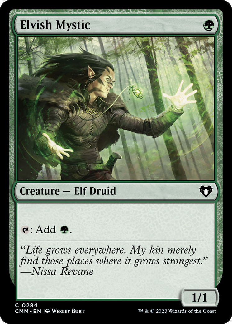 Elvish Mystic [Commander Masters] | The Time Vault CA