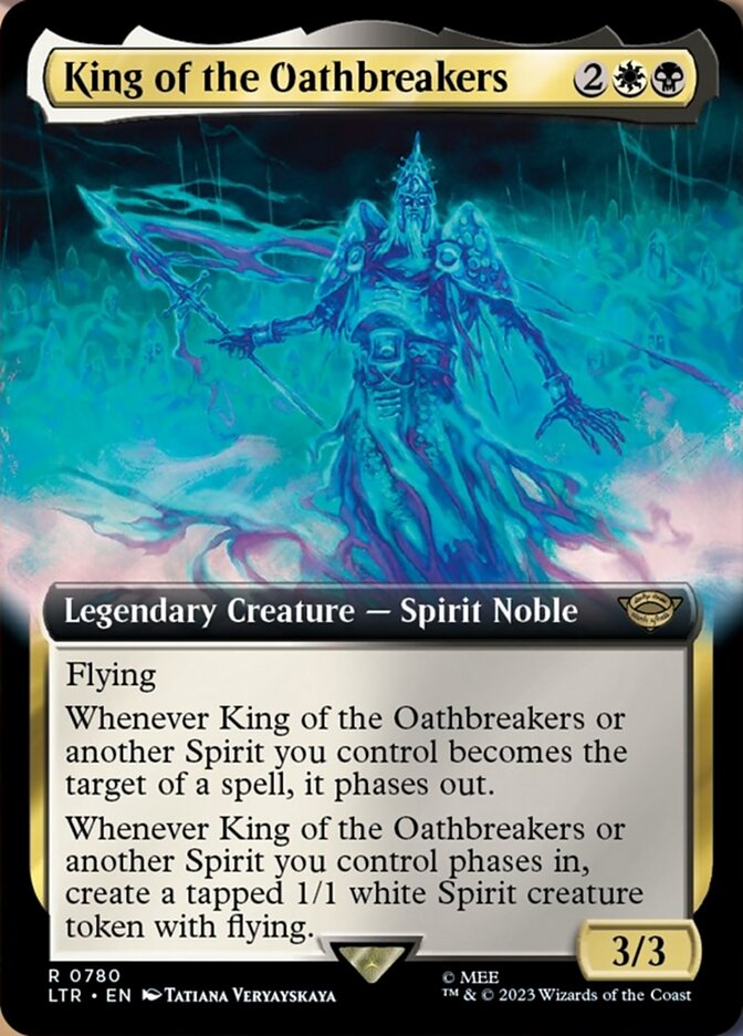 King of the Oathbreakers (Extended Art) (Surge Foil) [The Lord of the Rings: Tales of Middle-Earth] | The Time Vault CA