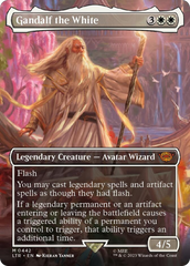 Gandalf the White (Borderless Alternate Art) [The Lord of the Rings: Tales of Middle-Earth] | The Time Vault CA