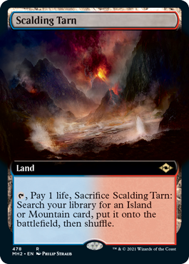 Scalding Tarn (Extended Art) [Modern Horizons 2] | The Time Vault CA