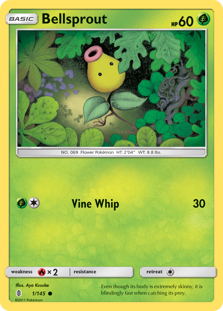 Bellsprout (1/145) [Sun & Moon: Guardians Rising] | The Time Vault CA