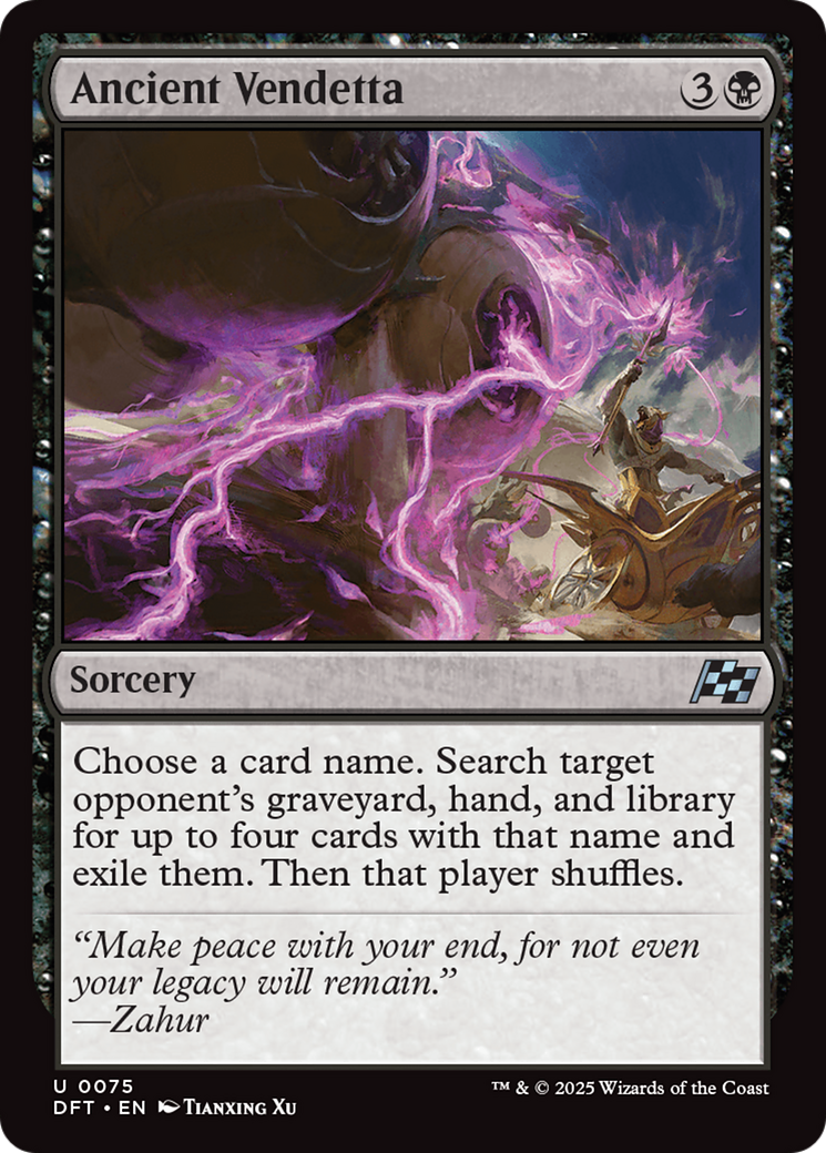 Ancient Vendetta [Aetherdrift] | The Time Vault CA