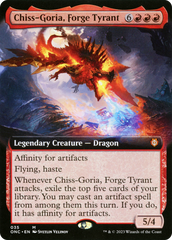 Chiss-Goria, Forge Tyrant (Extended Art) [Phyrexia: All Will Be One Commander] | The Time Vault CA