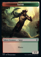 Satyr // Beast Double-Sided Token [Commander Legends: Battle for Baldur's Gate Tokens] | The Time Vault CA