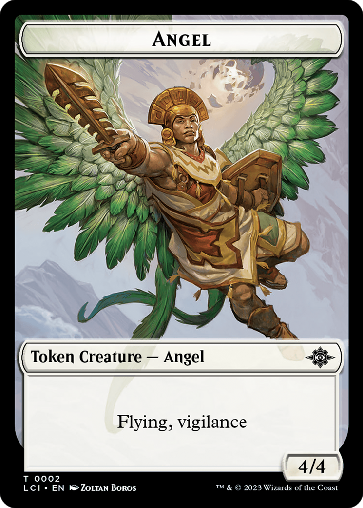 Angel Token [The Lost Caverns of Ixalan Tokens] | The Time Vault CA