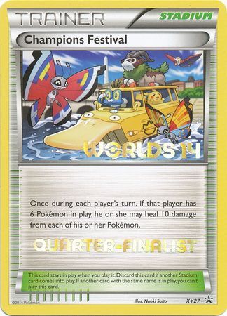 Champions Festival (XY27) (2014 Quarter Finalist) [XY: Black Star Promos] | The Time Vault CA