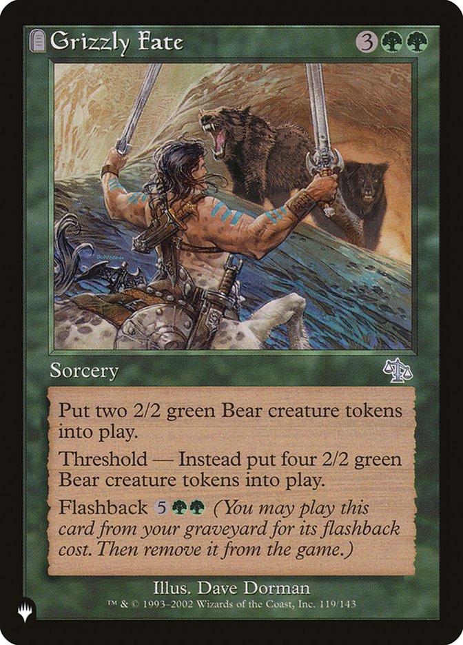 Grizzly Fate [The List] | The Time Vault CA