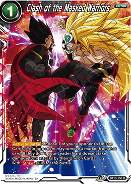 Clash of the Masked Warriors (Rare) (BT13-150) [Supreme Rivalry] | The Time Vault CA