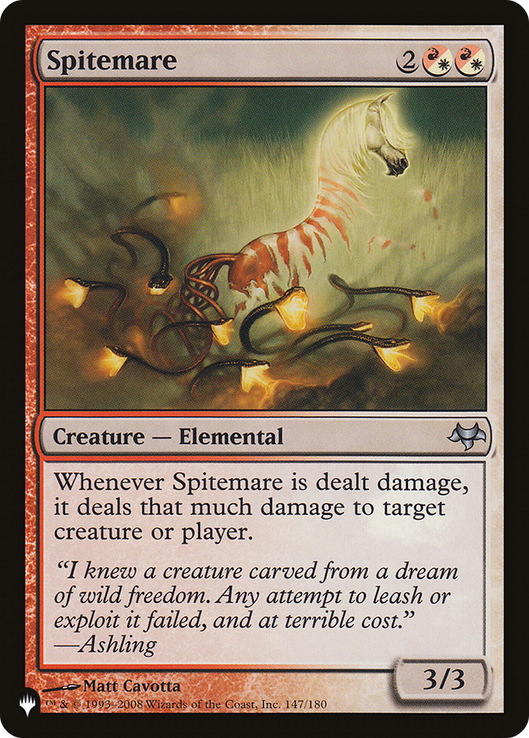 Spitemare [The List] | The Time Vault CA