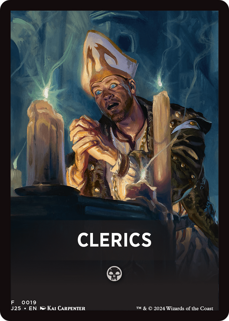 Clerics Theme Card [Foundations Jumpstart Front Cards] | The Time Vault CA