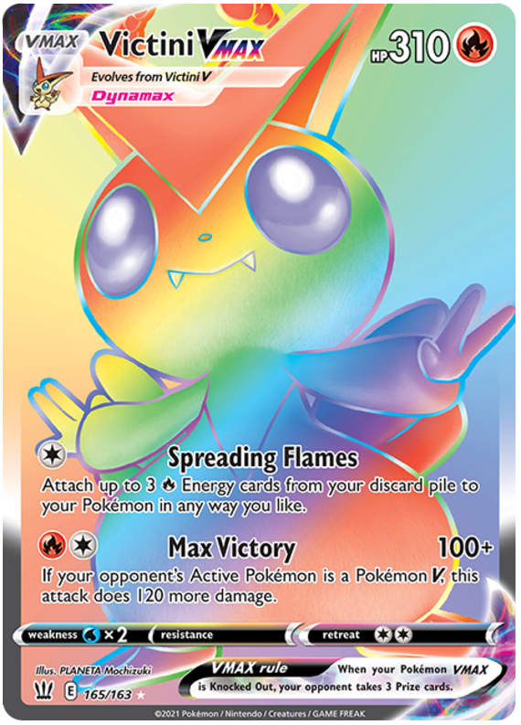 Victini VMAX (165/163) [Sword & Shield: Battle Styles] | The Time Vault CA