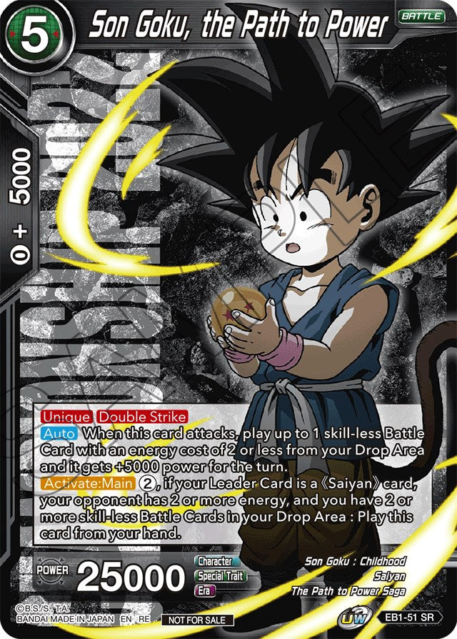 Son Goku, the Path to Power (Championship 2022) (EB1-51) [Promotion Cards] | The Time Vault CA