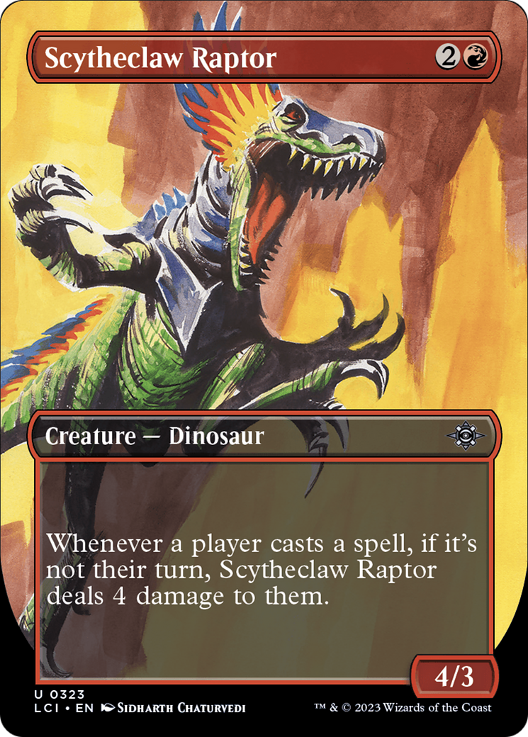 Scytheclaw Raptor (Borderless) [The Lost Caverns of Ixalan] | The Time Vault CA