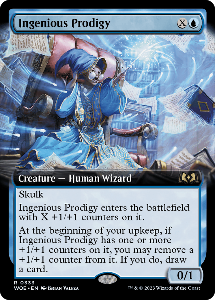 Ingenious Prodigy (Extended Art) [Wilds of Eldraine] | The Time Vault CA