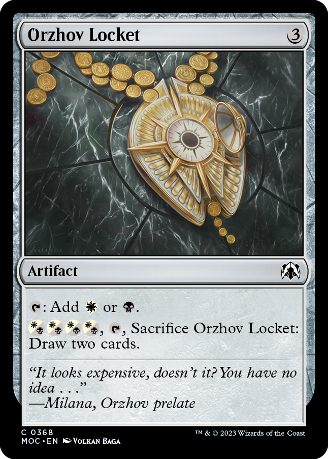 Orzhov Locket [March of the Machine Commander] | The Time Vault CA