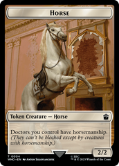 Horse // Soldier Double-Sided Token [Doctor Who Tokens] | The Time Vault CA