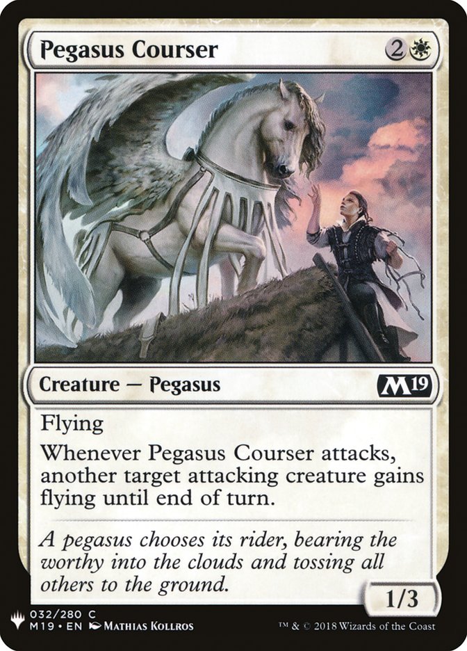 Pegasus Courser [Mystery Booster] | The Time Vault CA