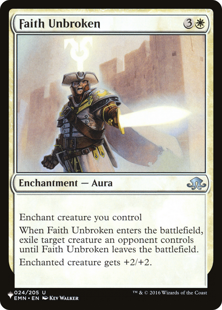 Faith Unbroken [The List] | The Time Vault CA