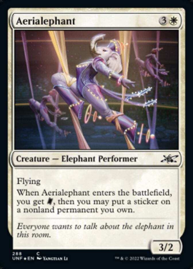 Aerialephant (Galaxy Foil) [Unfinity] | The Time Vault CA