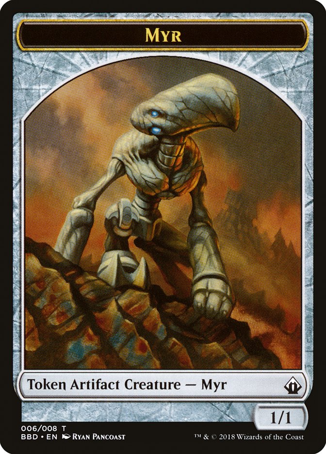 Myr Token [Battlebond Tokens] | The Time Vault CA