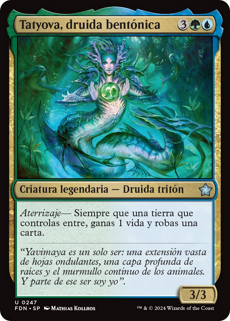 Tatyova, Benthic Druid [Foundations] | The Time Vault CA