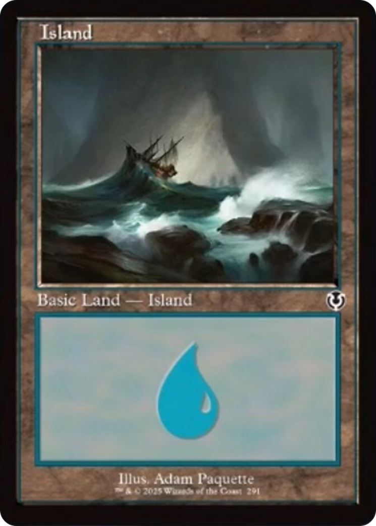 Island (291) (Retro Frame) [Innistrad Remastered] | The Time Vault CA