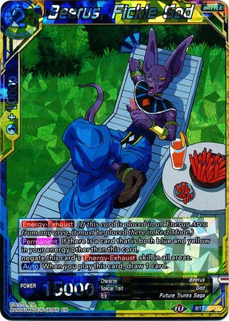 Beerus, Fickle God (BT7-120) [Assault of the Saiyans] | The Time Vault CA