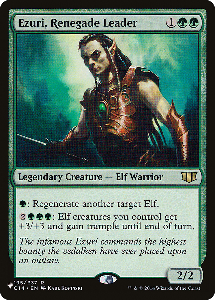 Ezuri, Renegade Leader [The List] | The Time Vault CA