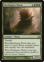 Worldspine Wurm [The List] | The Time Vault CA