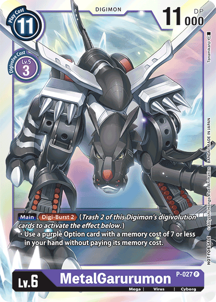 MetalGarurumon [P-027] [Promotional Cards] | The Time Vault CA