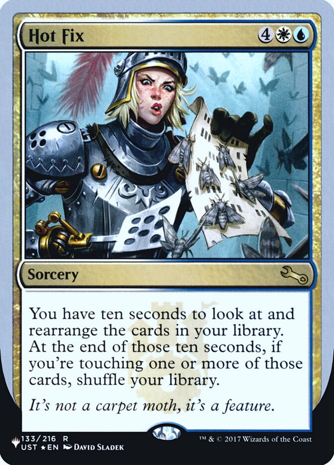 Hot Fix (Unfinity Foil Edition) [The List] | The Time Vault CA