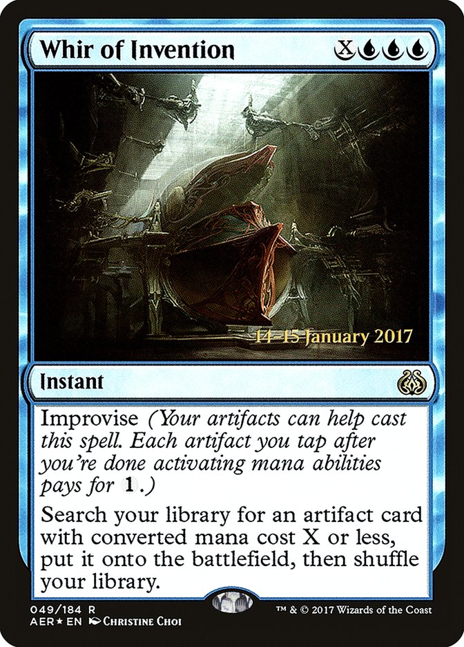 Whir of Invention [Aether Revolt Prerelease Promos] | The Time Vault CA