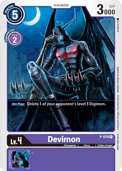 Devimon [P-018] [Promotional Cards] | The Time Vault CA