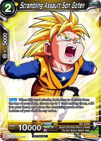 Scrambling Assault Son Goten (P-062) [Promotion Cards] | The Time Vault CA