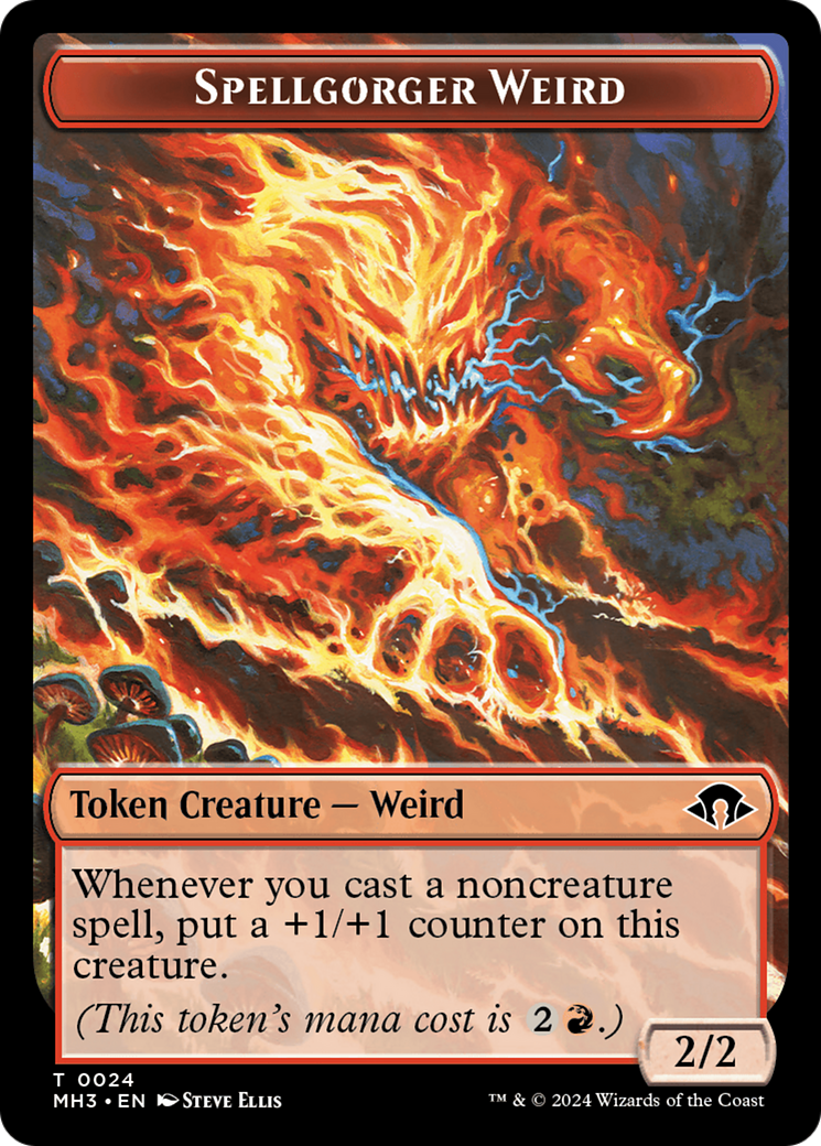 Eldrazi Spawn // Spellgorger Weird Double-Sided Token [Modern Horizons 3 Tokens] | The Time Vault CA