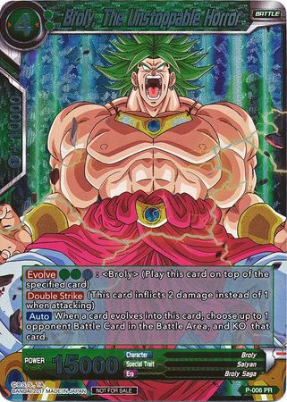 Broly, The Unstoppable Horror (P-006) [Promotion Cards] | The Time Vault CA