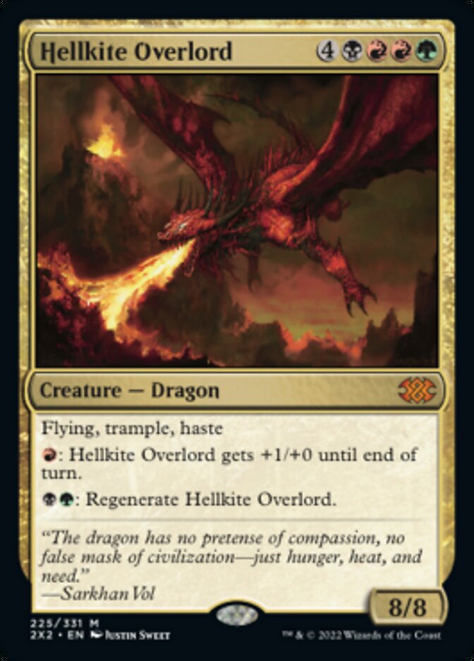 Hellkite Overlord [Double Masters 2022] | The Time Vault CA