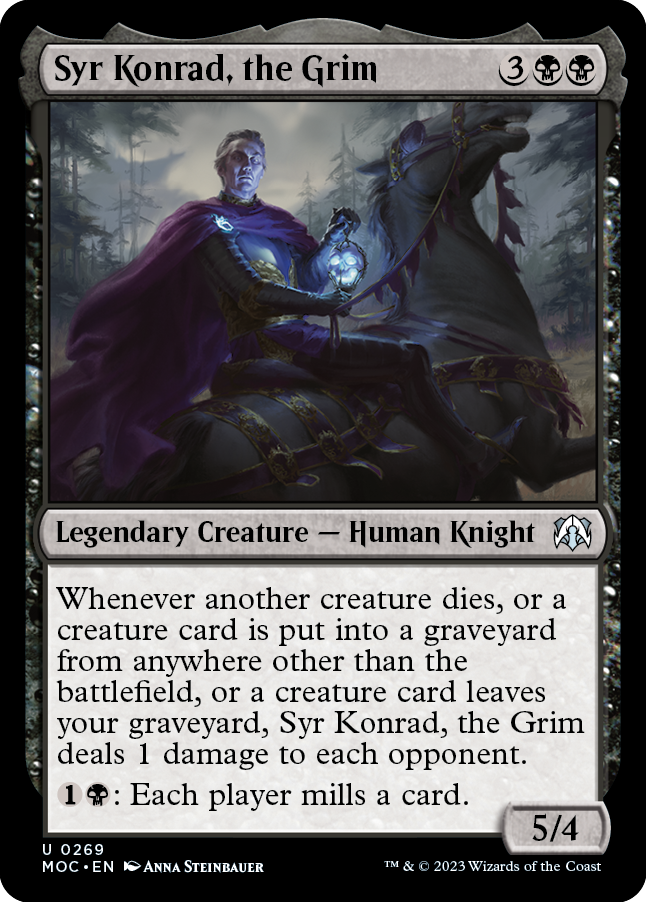 Syr Konrad, the Grim [March of the Machine Commander] | The Time Vault CA
