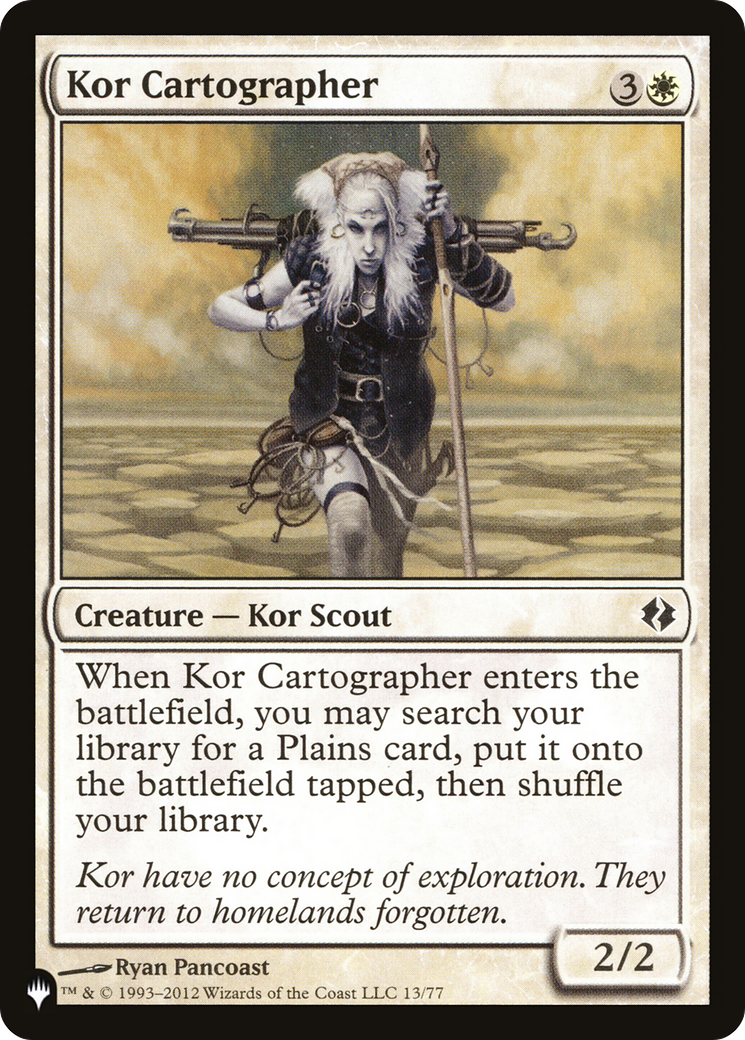 Kor Cartographer [The List] | The Time Vault CA