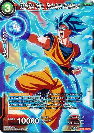 SSB Son Goku, Technique Unchained (BT11-006) [Vermilion Bloodline 2nd Edition] | The Time Vault CA