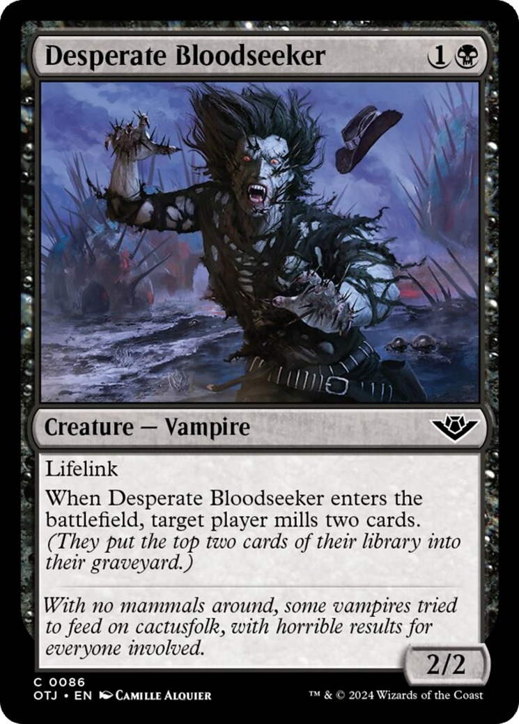 Desperate Bloodseeker [Outlaws of Thunder Junction] | The Time Vault CA