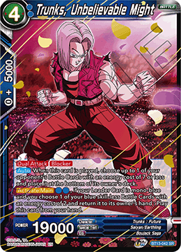 Trunks, Unbelievable Might (BT13-042) [Supreme Rivalry] | The Time Vault CA
