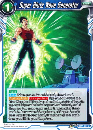 Super Blutz Wave Generator (BT11-057) [Vermilion Bloodline] | The Time Vault CA