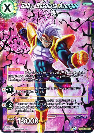 Baby, Resolute Avenger (BT11-094) [Vermilion Bloodline 2nd Edition] | The Time Vault CA