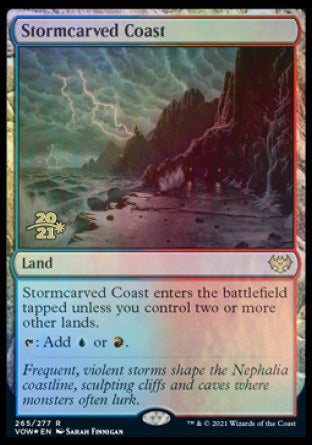 Stormcarved Coast [Innistrad: Crimson Vow Prerelease Promos] | The Time Vault CA