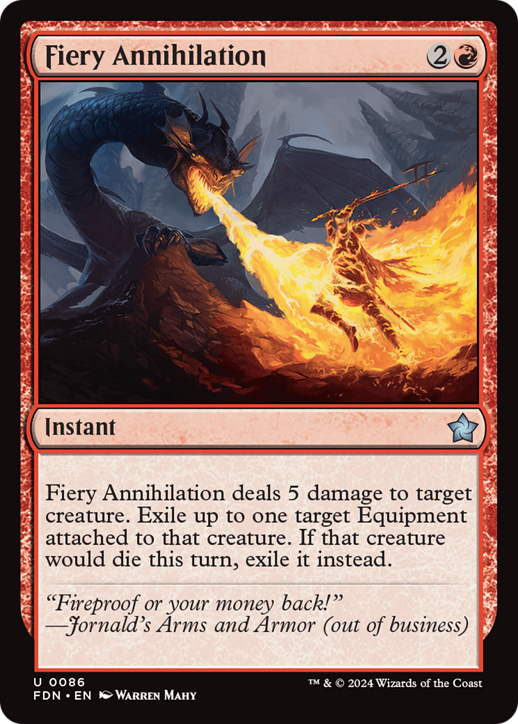 Fiery Annihilation [Foundations] | The Time Vault CA