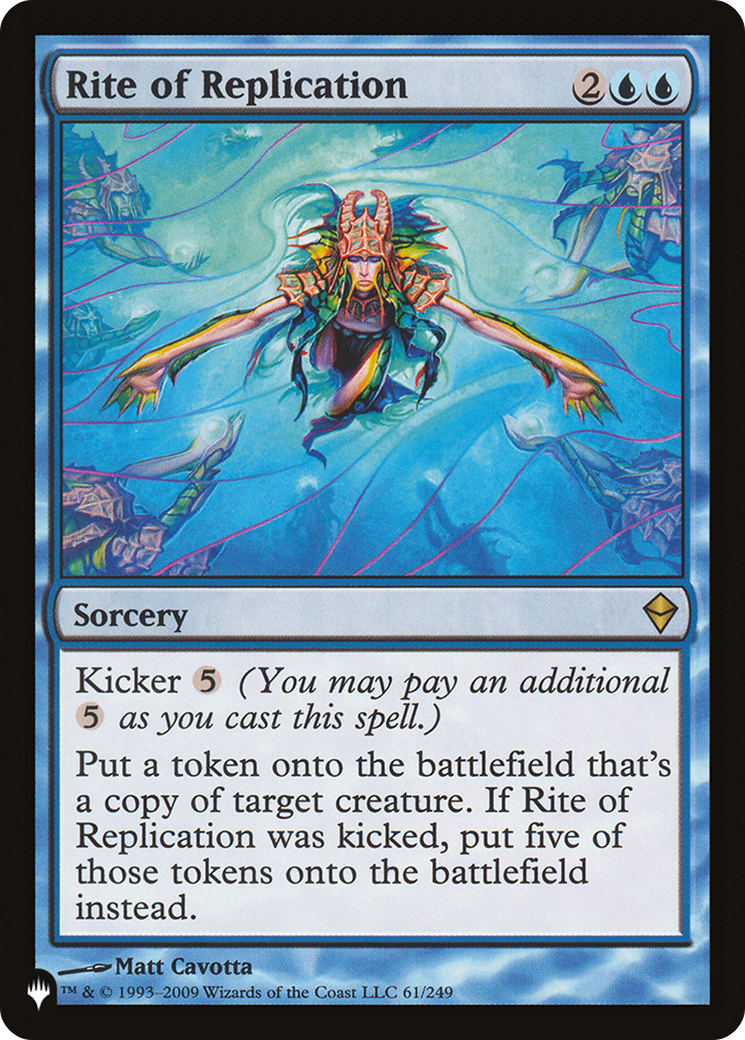 Rite of Replication [The List] | The Time Vault CA