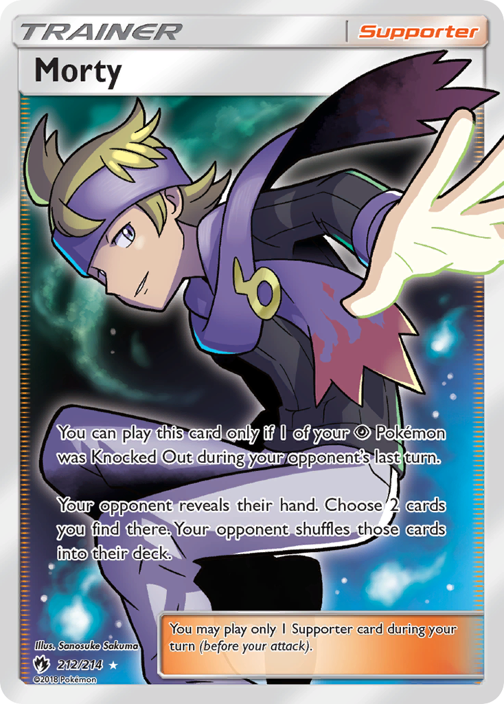 Morty (212/214) [Sun & Moon: Lost Thunder] | The Time Vault CA