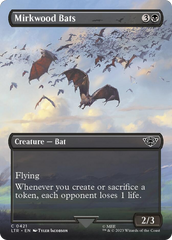 Mirkwood Bats (Borderless Alternate Art) [The Lord of the Rings: Tales of Middle-Earth] | The Time Vault CA