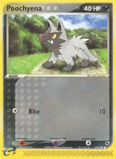 Poochyena (63/109) [EX: Ruby & Sapphire] | The Time Vault CA